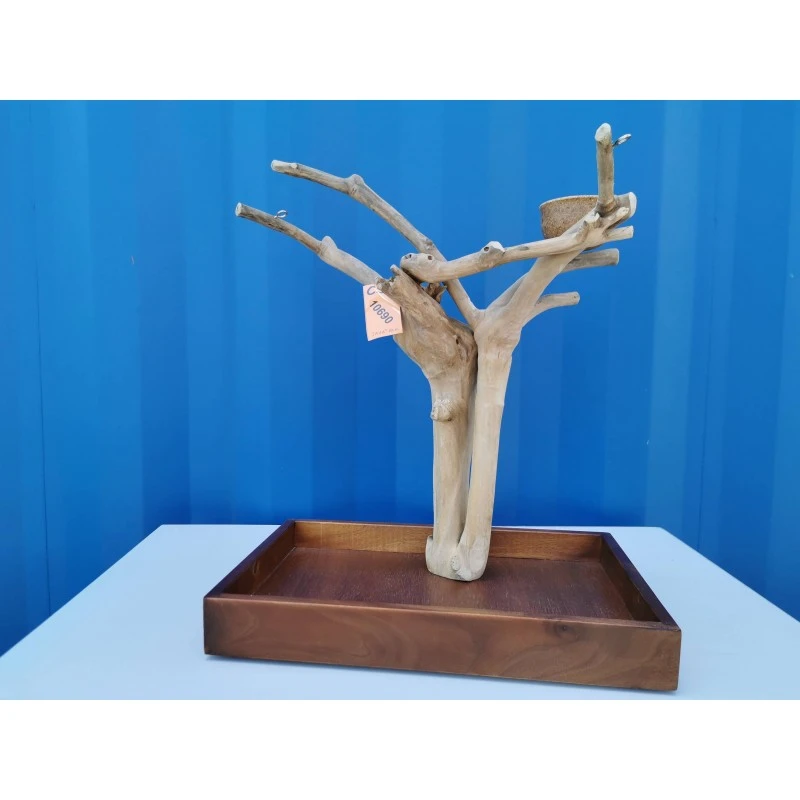 Aire De Jeux En Bois De Java Avec Socle - Small - Back Zoo Nature 6 Aire De Jeux En Bois De Java Avec Socle - Small - Back Zoo Nature - Image 4