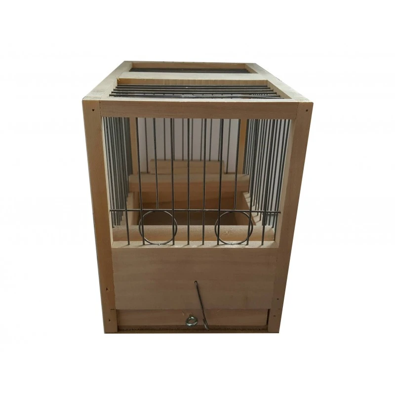 Cage De Chant En Bois 21x24x16cm 5 Cage De Chant En Bois 21x24x16cm - Image 3