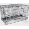 Cage Domus Molinari Métal 2 Compartiments 55x27x35cm -Bird Supply Store cage domus molinari metal 2 compartiments 55x27x35cm 1560056 domus molinari cette cage ideale pour la reproduction des oiseaux e