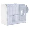 Cage Exposition Plastique Avec Porte Latérale 36x17x30cm - 2G-R -Bird Supply Store cage exposition plastique avec porte laterale 36x17x30cm 2g r art 315 sp 2g r cage de preparation avec facade blanche 1 porte la