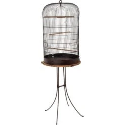 Cage "Retro" Lisette Diam.35cm -Bird Supply Store cage retro lisette diam35cm 104860 zolux cage retro lisetteune cage vintage pour les oiseaux crochet de suspension en metal plat 1