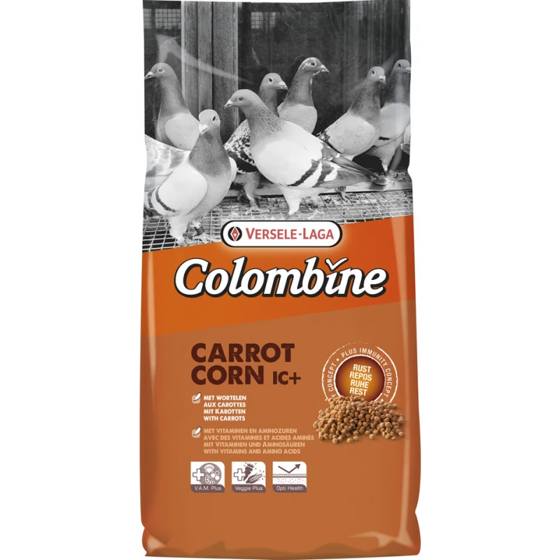 VERSELE-LAGA Colombine Carrot Corn I.C.⁺ 10kg - Granulé Extrudé Aux Carottes 3 VERSELE-LAGA Colombine Carrot Corn I.C.⁺ 10kg - Granulé Extrudé Aux Carottes