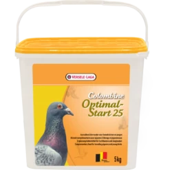Colombine Optimal-Start 25 - 5kg - Poudre Protéiné Pour Pigeons D'élevage Et Jeunes Pigeons