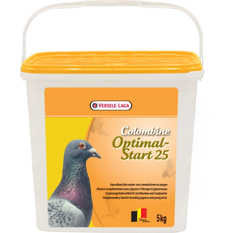 Colombine Optimal-Start 25 - 5kg - Poudre Protéiné Pour Pigeons D'élevage Et Jeunes Pigeons 3 Colombine Optimal-Start 25 - 5kg - Poudre Protéiné Pour Pigeons D'élevage Et Jeunes Pigeons