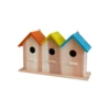 Combi 3 Nichoirs Avec Toit De Couleur -Bird Supply Store combi 3 nichoirs avec toit de couleur 17356 kinlys combi 3 nichoirs avec toit de couleur