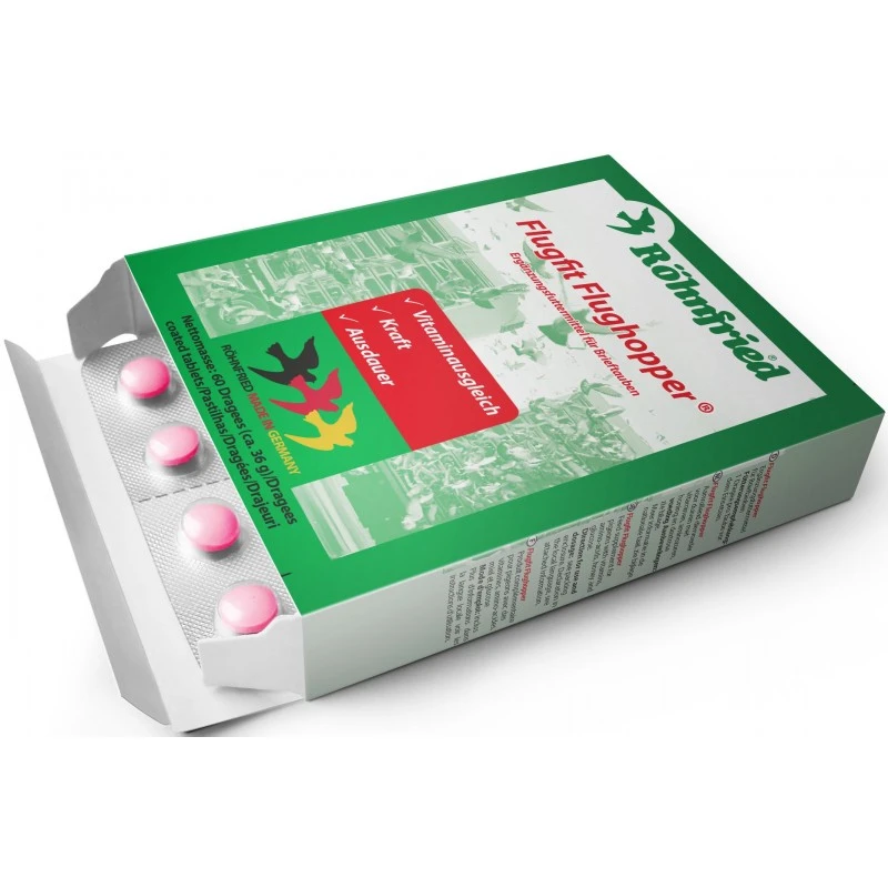 Flugfit Dragées (force Et Endurance Pour Le Vol) 60st - Röhnfried - Dr Hesse Tierpharma GmbH & Co. KG 3 Flugfit Dragées (force Et Endurance Pour Le Vol) 60st - Röhnfried - Dr Hesse Tierpharma GmbH & Co. KG