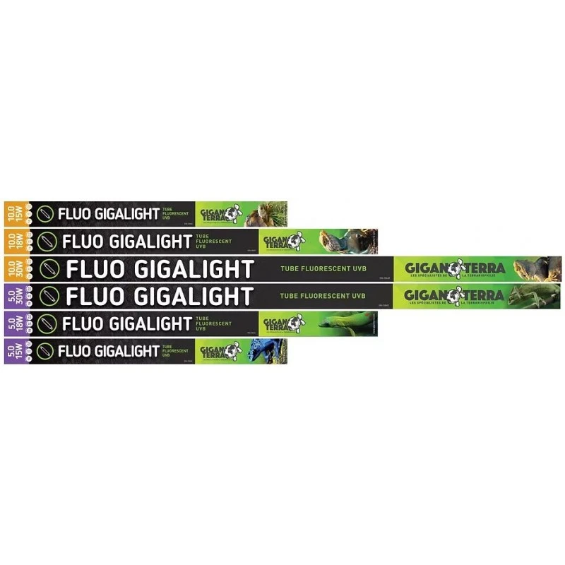 GIGALIGHT Tube Fluorescent T8 UVB 30w/10.0 90cm - Giganterra 3 GIGALIGHT Tube Fluorescent T8 UVB 30w/10.0 90cm - Giganterra