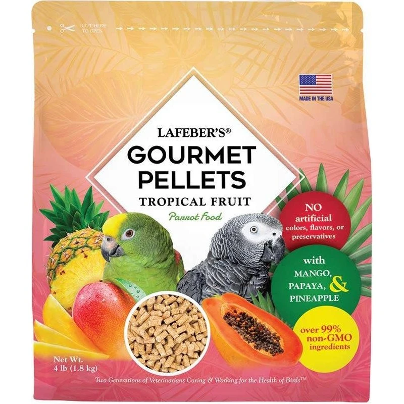 Granulés Gourmands Fruits Tropicaux Parrot 1,8kg - Lafeber's 3 Granulés Gourmands Fruits Tropicaux Parrot 1,8kg - Lafeber's