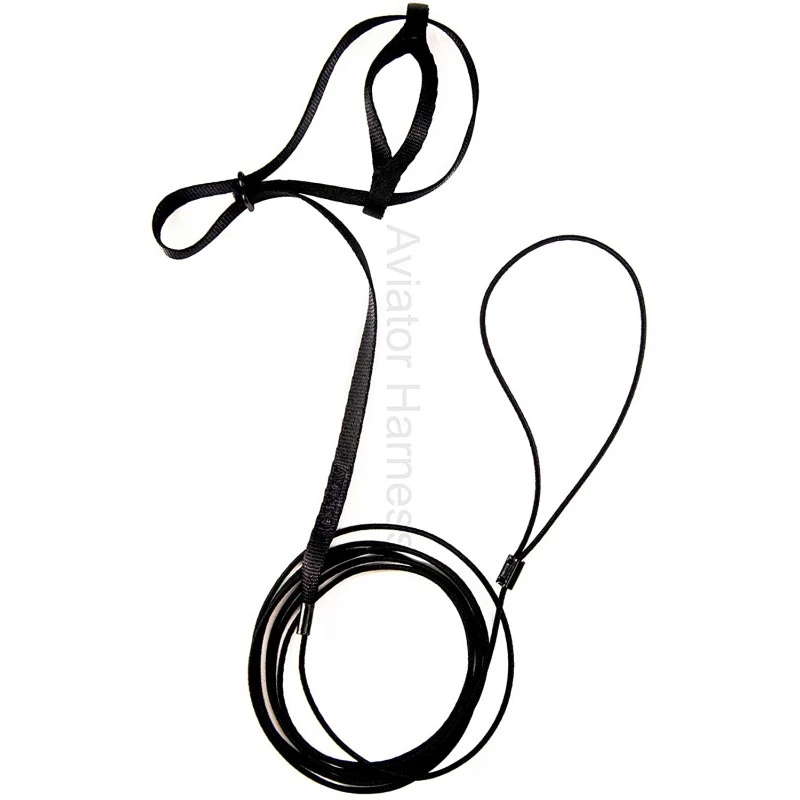 Harnais Pour Perroquet AVIATOR Small Noir 4 Harnais Pour Perroquet AVIATOR Small Noir - Image 2
