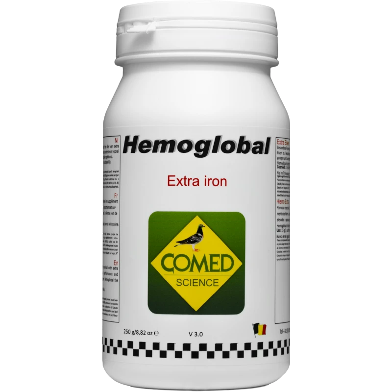 Hemoglobal, Accélère La Récupération Du Pigeon Grâce Au Fer 250gr - Comed 3 Hemoglobal, Accélère La Récupération Du Pigeon Grâce Au Fer 250gr - Comed