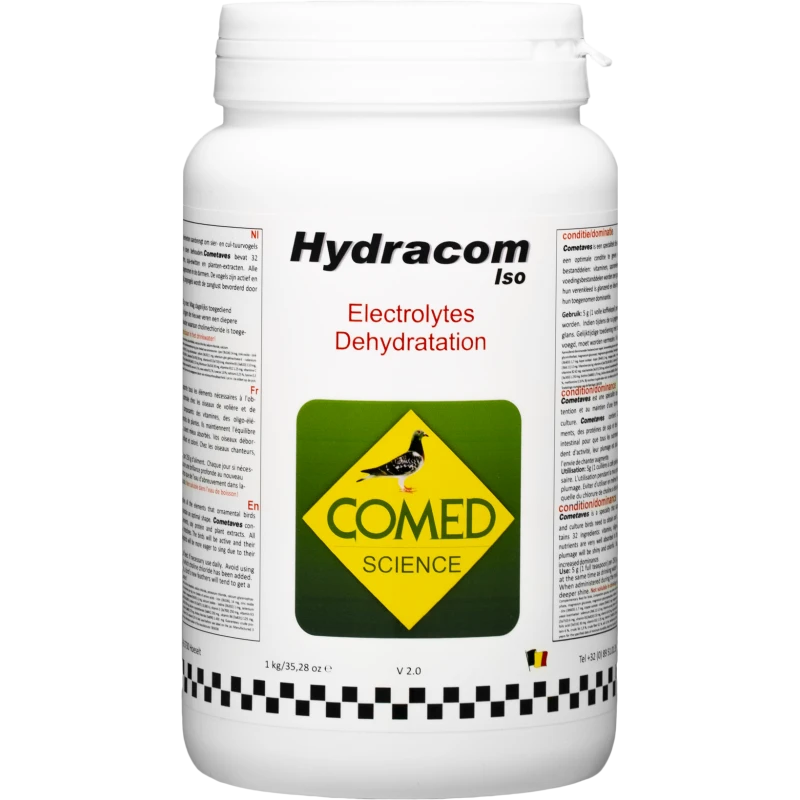 Hydracom Iso, Formule De Réhydratation à Base D'électrolytes 1kg - Comed 3 Hydracom Iso, Formule De Réhydratation à Base D'électrolytes 1kg - Comed