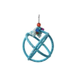 Jouets Pour Oiseaux Boule De Corde S/Bleu