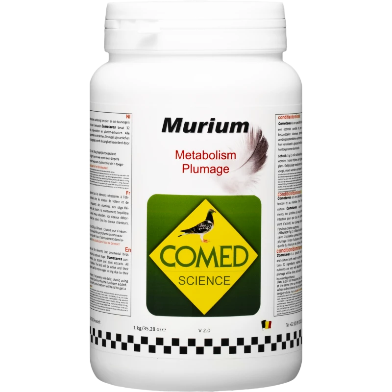Murium, Pour Une Bonne Croissance Des Plumes 1kg - Comed 3 Murium, Pour Une Bonne Croissance Des Plumes 1kg - Comed