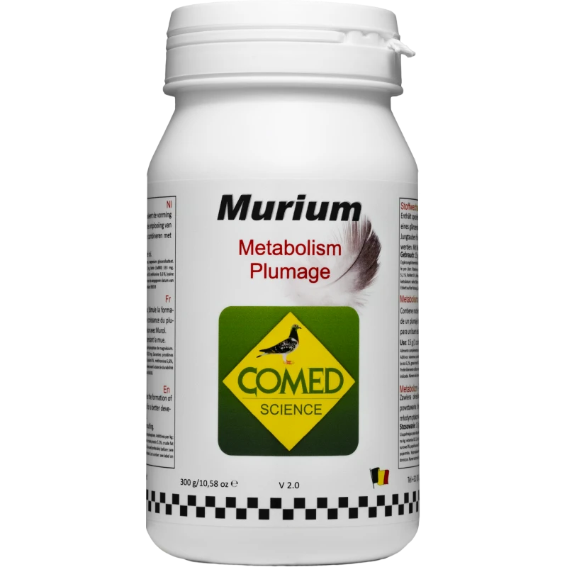 Murium, Pour Une Bonne Croissance Des Plumes 300gr - Comed 3 Murium, Pour Une Bonne Croissance Des Plumes 300gr - Comed