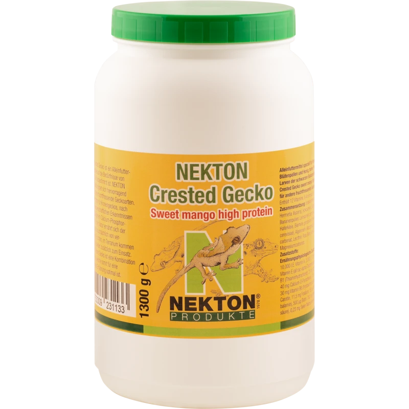 Nekton Crested Gecko Mangue - Aliment Complet Sucrée Hyperprotéiné 1,3kg - Nekton 3 Nekton Crested Gecko Mangue - Aliment Complet Sucrée Hyperprotéiné 1,3kg - Nekton