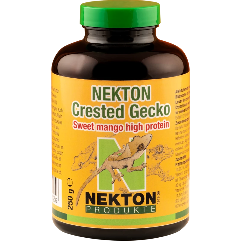 Nekton Crested Gecko Mangue - Aliment Complet Sucrée Hyperprotéiné 250gr - Nekton 3 Nekton Crested Gecko Mangue - Aliment Complet Sucrée Hyperprotéiné 250gr - Nekton