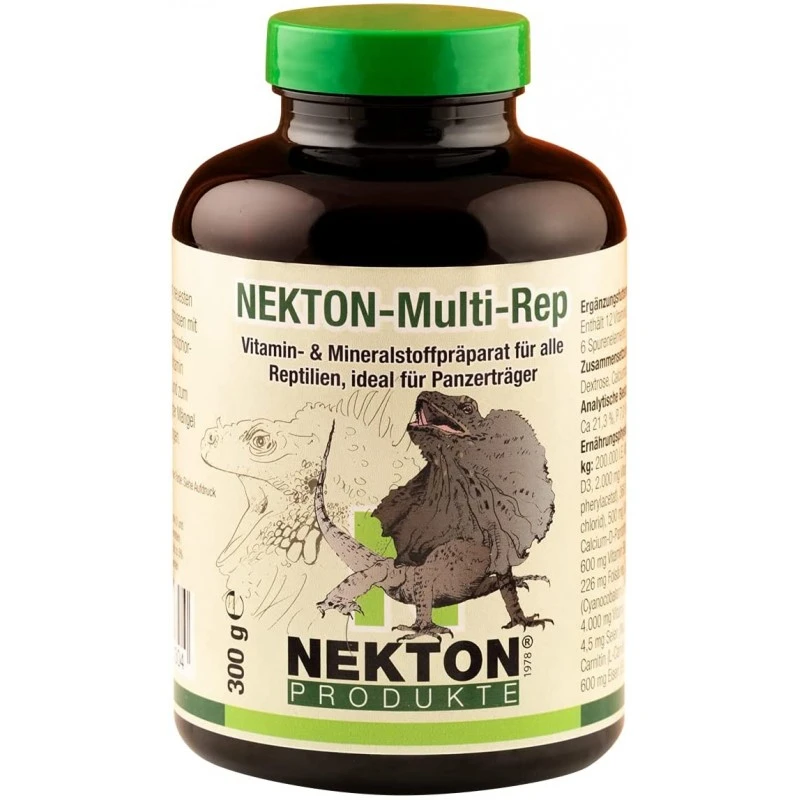 Nekton-Multi-Rep 300gr - Complexe Vitaminés Pour Reptiles - Nekton 3 Nekton-Multi-Rep 300gr - Complexe Vitaminés Pour Reptiles - Nekton
