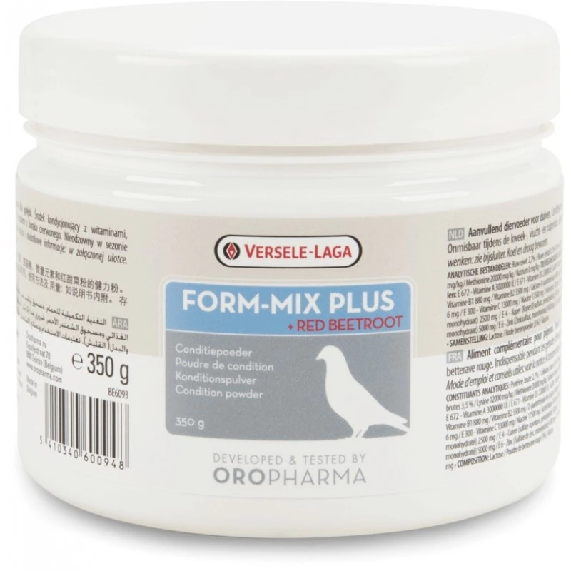 Oropharma Form-Mix Plus 350gr - Poudre De Condition à La Betterave Rouge - Pigeons 3 Oropharma Form-Mix Plus 350gr - Poudre De Condition à La Betterave Rouge - Pigeons