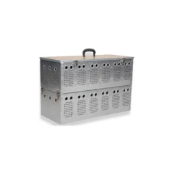 Panier Pigeons En Aluminium Avec Plateaux - 12 Pigeons