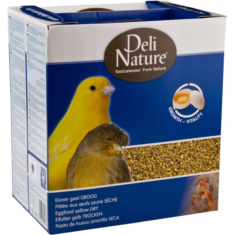 Patée Aux Oeufs Jaune Sèche 4kg - Deli Nature 3 Patée Aux Oeufs Jaune Sèche 4kg - Deli Nature