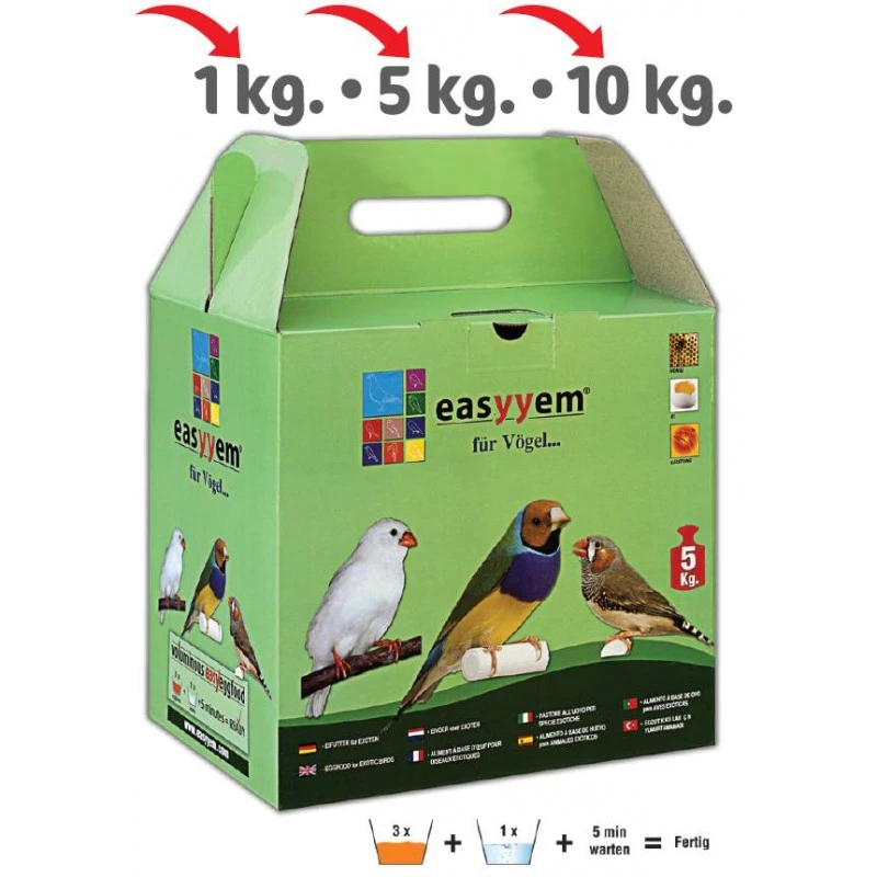 Patée Aux Oeufs Pour Exotiques 5kg - Easyyem 3 Patée Aux Oeufs Pour Exotiques 5kg - Easyyem