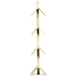 Perchoir 4 Pièces Sur Latte De Bois - Natural