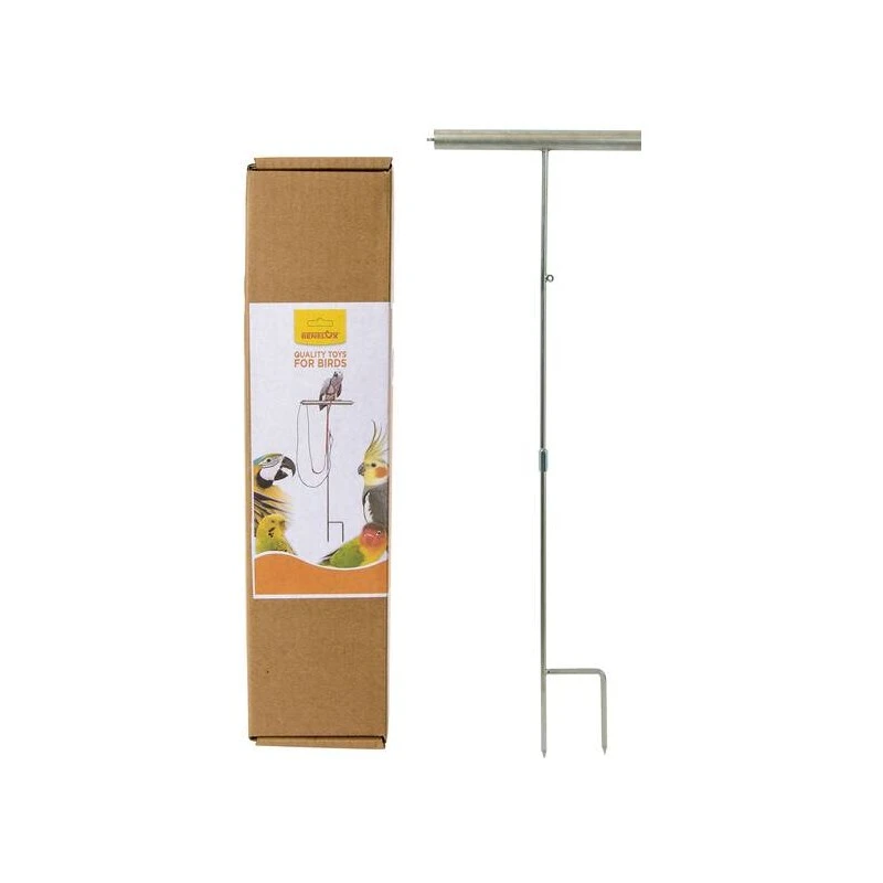 Perchoir Pour Perroquets En Inox - Benelux 3 Perchoir Pour Perroquets En Inox - Benelux