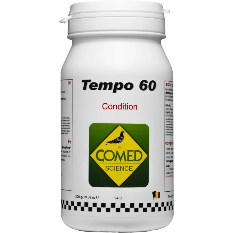 Tempo 60, Assure Une Parfaite Santé Globale Des Pigeons 300gr - Comed 3 Tempo 60, Assure Une Parfaite Santé Globale Des Pigeons 300gr - Comed