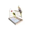 Terrain De Jeu En Bois 35,5x25x27 Cm -Bird Supply Store terrain de jeu en bois 355x25x27 cm 31526 nobby terrain de jeu en bois pour perruches