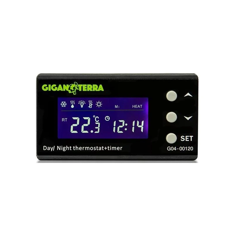 Thermostat Digital Jour/Nuit Avec Timer - Giganterra 3 Thermostat Digital Jour/Nuit Avec Timer - Giganterra