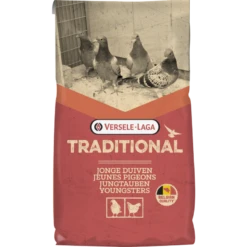 Traditional - Super Power Junior - Mélange De Haute Qualité Pour Jeunes Pigeons, Avec Du Petit Maïs Cribs Rouge Et Jaune 25kg